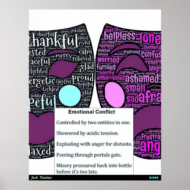 Poster Conflito Emocional (Frente)