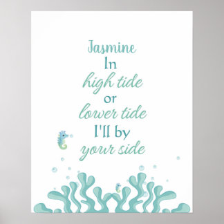 Poster Conforto de Jellyfish Tidal Personalizável