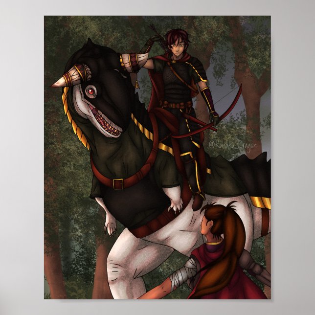 Poster Confronto de Carnotaurus (Frente)