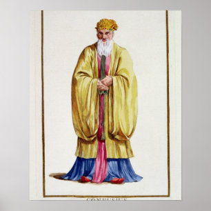 Póster Confucius (551-479 BC), 'de DES Estampes de