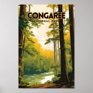 Poster Congaree National Park Viagem PS