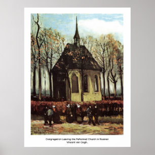 Póster Congregação deixando a Igreja Reformada em Nuene