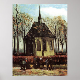 Póster Congregação deixando a Igreja Reformada em Nuene