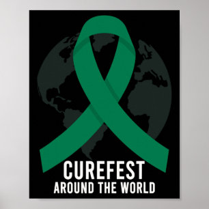 Poster Conheça A Consciência Mundial Do Câncer de figado