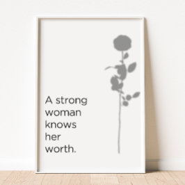 Poster Conheça o seu valor