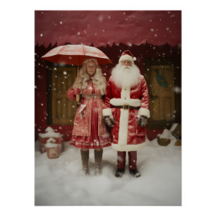 Póster Conheça o Sr. e a Sra. Papai Noel
