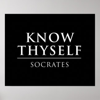Poster Conheça-Se - Sócrates