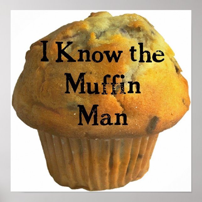 Póster Conhece o Homem Muffin? (Frente)