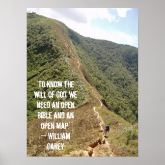 Poster "Conhecer a vontade de Deus...poster