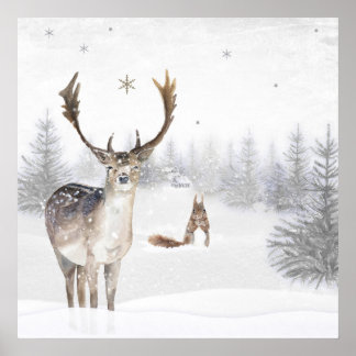 Poster conheceu hert en eekhoorn