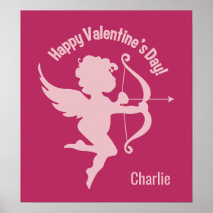 Poster conhecido opcional do Cupido dos namorados