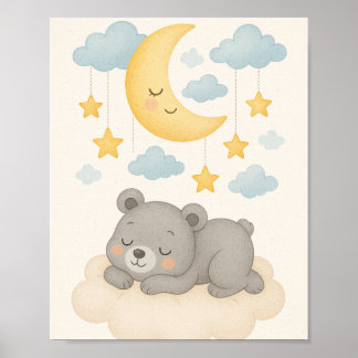 Poster Conjunto de Arte para Parede de Berçário Sweet Dre