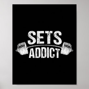 Poster Conjunto de Lover de Elevação da Malhação de Gym p