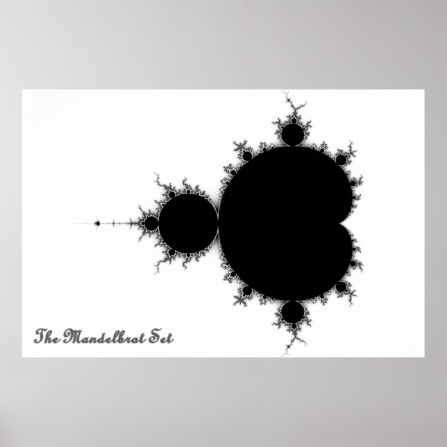 Póster Conjunto de Mandelbrot (Frente)
