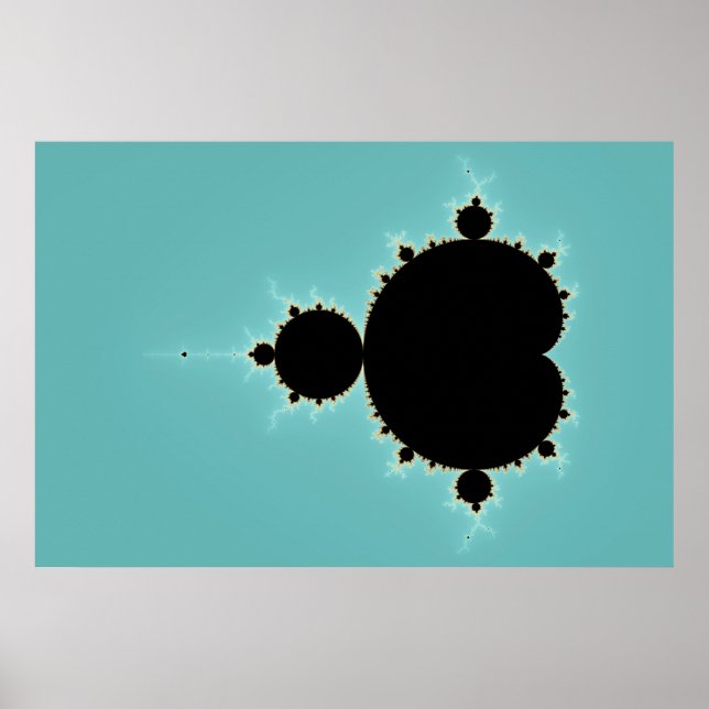Póster Conjunto de Mandelbrot 06 - Fractal (Frente)