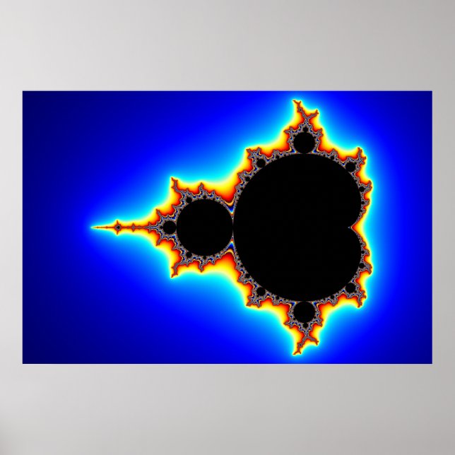 Póster Conjunto de Mandelbrot Original 03 - Fractal Poste (Frente)