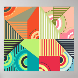 Poster Conjunto de Ornamentos: Elementos de Design de Fun