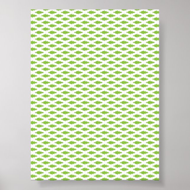 Poster Conjunto de Pastas Arquivo Verde Botânico (Frente)