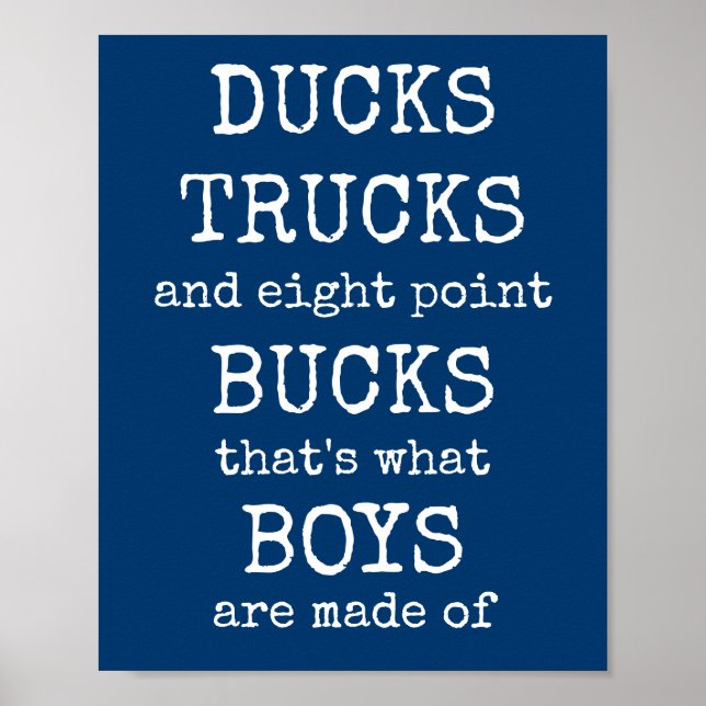 Poster Conjunto de pôsteres do que os meninos são feitos (Frente)