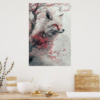 Poster Conjuntos de pôsteres Espírito Kitsune – Raposa Ja