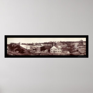 Poster Conneaut, foto 1901 do OH