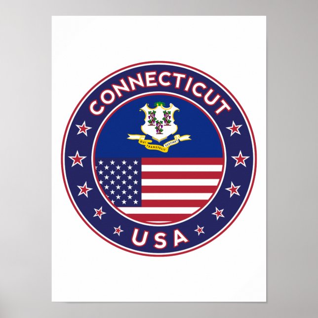Poster Connecticut (Frente)