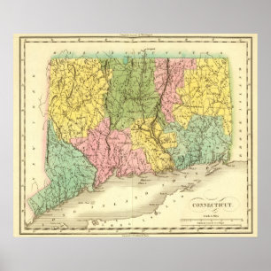Póster Connecticut E.U.