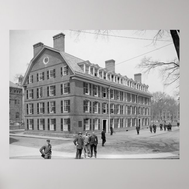 Póster Connecticut Hall (Universidade de Yale) (Frente)