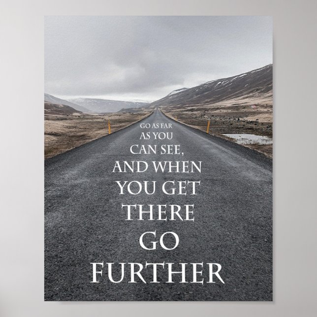 Poster Conquistas e metas motivacionais (Frente)