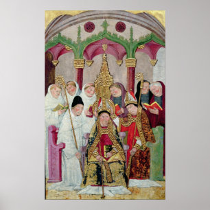 Póster Consagração de um Bishop, escola Valencian