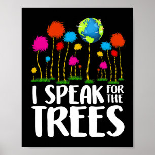 Poster Consciência Ambiental Falo Por Árvores Da Terra