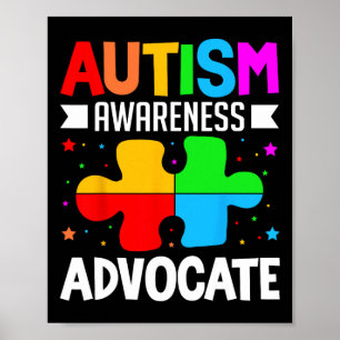 Poster Consciência Autismo Advoga Consciência Autista