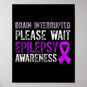 Poster Consciência da Epilepsia Guerreiro Epilético Sobre