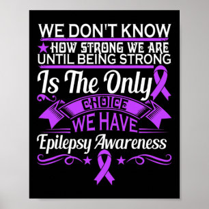 Poster Consciência da epilepsia - Não Sabemos O Quanto So