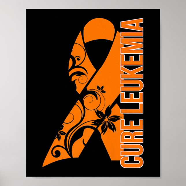 Poster Consciência da leucemia. Mês de Consciência da Leu (Frente)