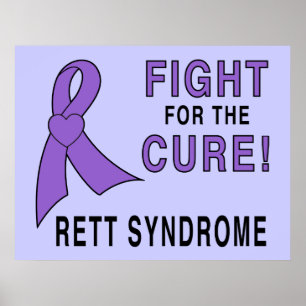 Póster Consciência da síndrome de Rett: Luta para a cur