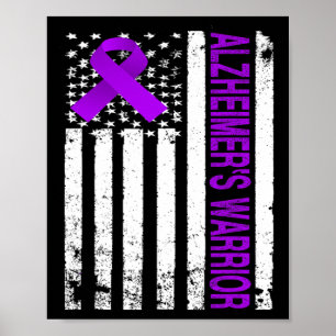 Poster Consciência de Guerreiro - Usa Bandeira Fita Roxa