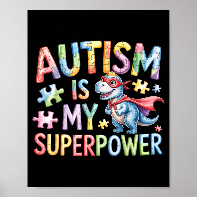 Poster Consciência do autismo  (Frente)