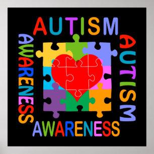 Póster Consciência do autismo