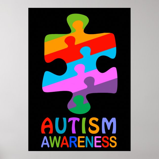 Póster Consciência do Autismo (Frente)