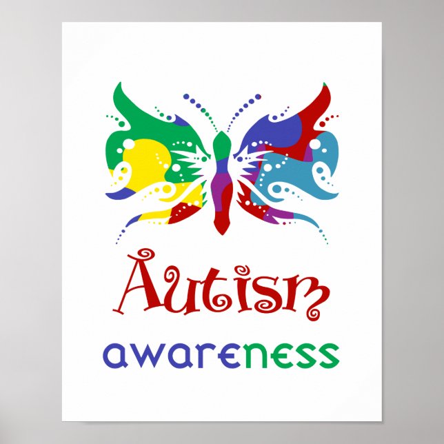 Póster Consciência do Autismo (Frente)