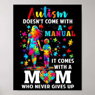 Poster Consciência do Autismo 2025 não vem com um manual