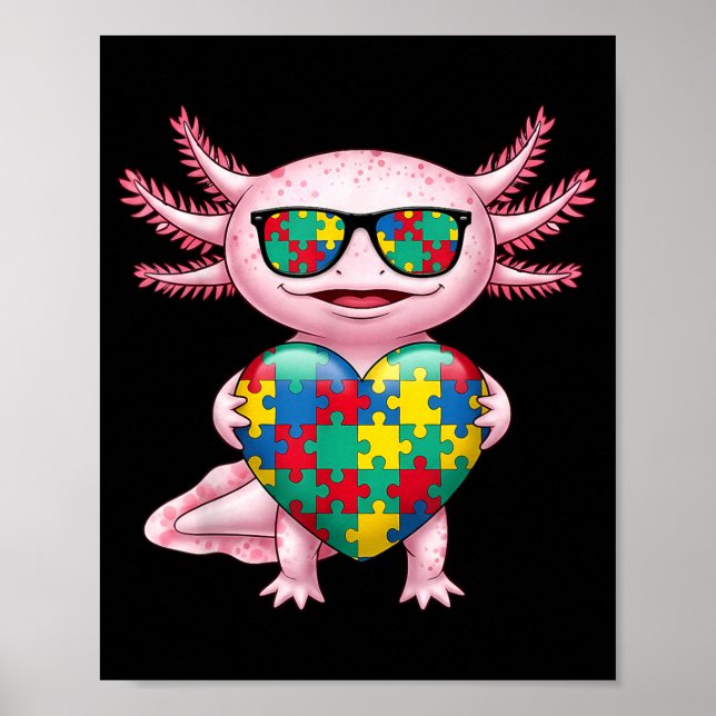Poster Consciência do autismo autista  (Frente)