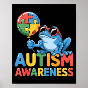 Poster Consciência do autismo autista