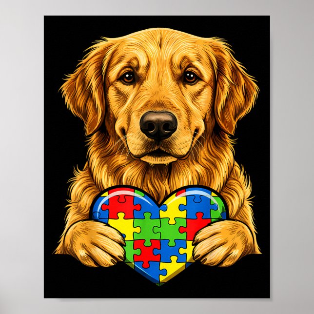 Poster Consciência do autismo autista  (Frente)