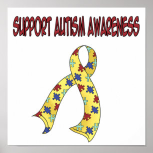 Póster Consciência do autismo do APOIO