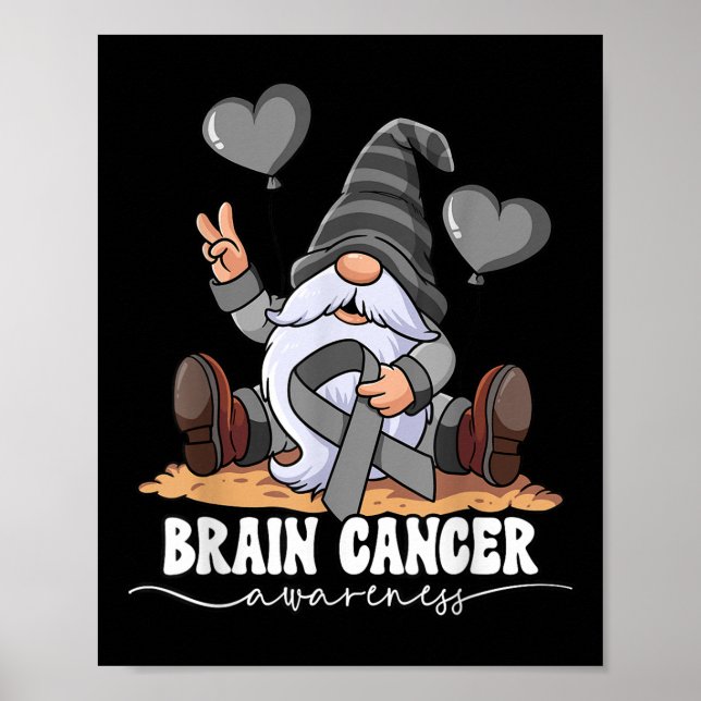 Poster Consciência do Cancer cerebral (Frente)