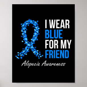Poster Consciência Eu Visto Azul Para Meu Amigo Azul
