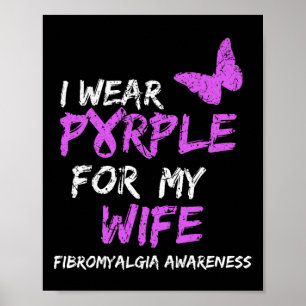 Poster Consciência Eu Visto Roxo Para Minha Esposa 3