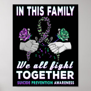 Poster Consciência Nesta Família Todos Nós Lutamos Juntos